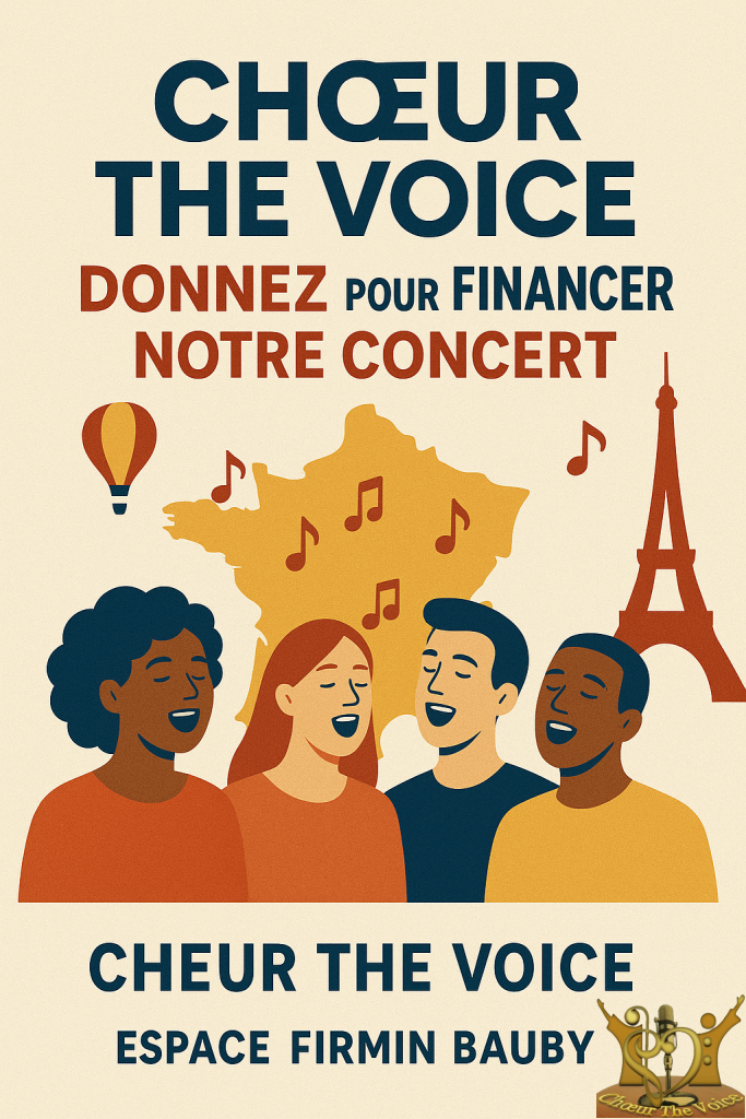 🌟 Soutenez le Chœur The Voice pour notre concert de juin 2026 ! 🌟